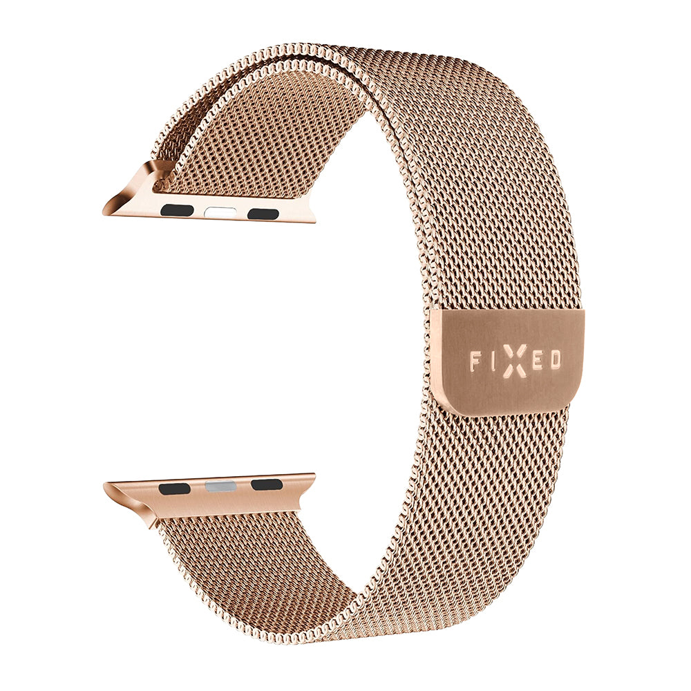 Fixed Mesh reim for Apple Watch 42mm / 41mm / 40mm / 38mm Series, Roségull