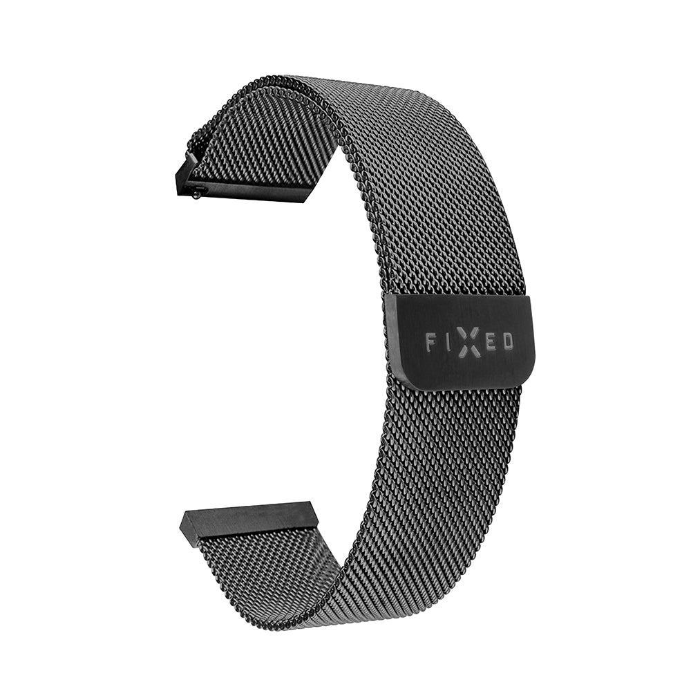 Fixed Mesh reim til Huawei Watch / Garmin Watch Series, 18mm, Svart