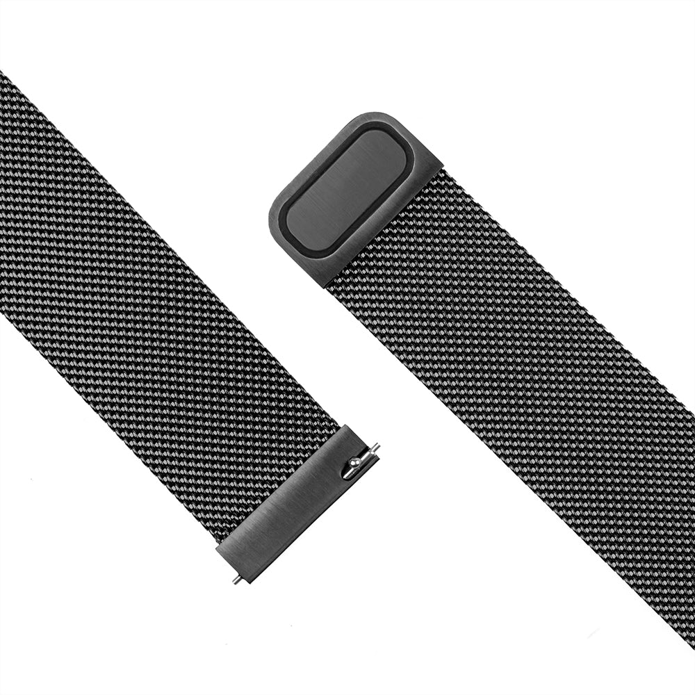 Fixed Mesh-reim for Huawei Watch / Xiaomi Watch Series, 22mm, Svart