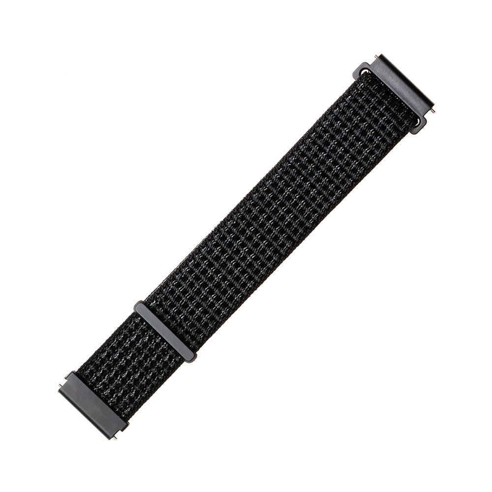 Fixed Nylon-reim for Huawei Watch / Xiaomi Watch Series, 22mm, Matt Svart