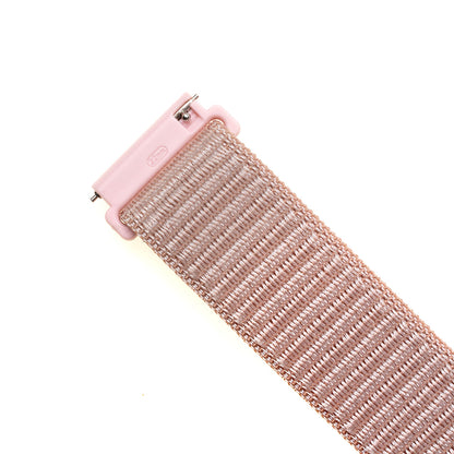 Fixed Nylon-reim for Samsung Galaxy Watch / Huawei Watch Series, 20mm, Roségull