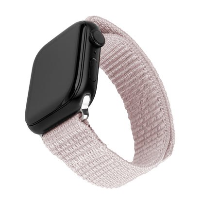 Fixed Nylon Sporty-reim for Apple Watch 49mm / 46mm / 45mm / 44mm / 42mm-serien, Roségull