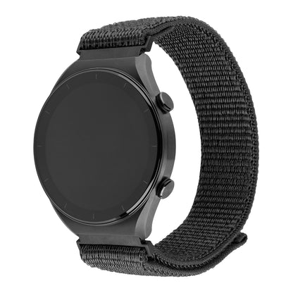 Fixed Nylon Sporty reim for Huawei Watch / Xiaomi Watch Series, 22mm, Mørkegrå