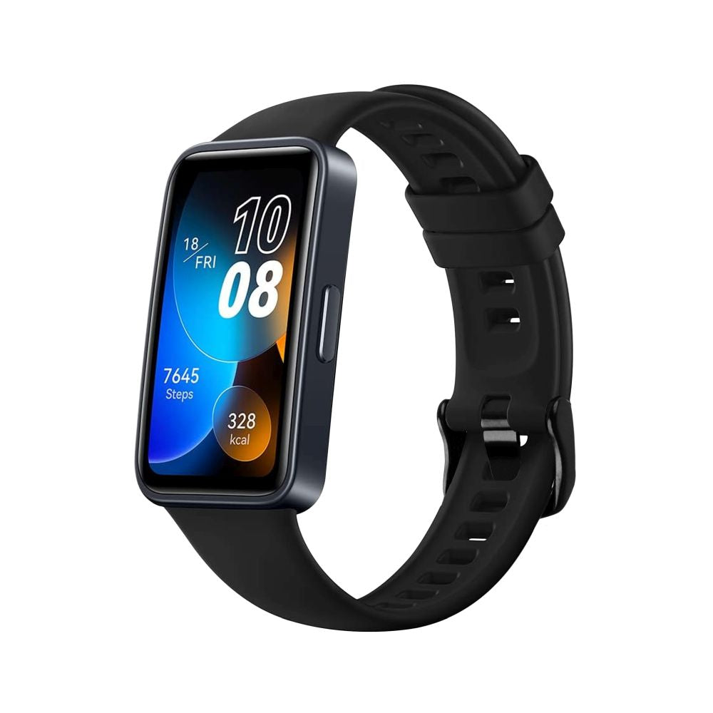 Fixed Silicone-reim for Huawei Band 10 / 9 / 8, Svart