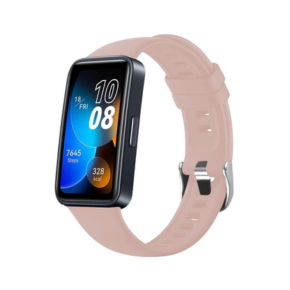 Fixed Silicone-reim for Huawei Band 10 / 9 / 8, Rosa