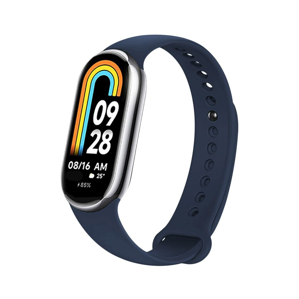 Fixed Silicone-reim for Xiaomi Smart Band 9 / 8, Blå
