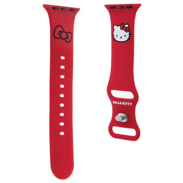 Hello Kitty silikonrem Kitty Head for Apple Watch 42mm / 41mm / 40mm / 38mm Series, Rosa