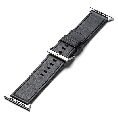 Ringke Leather One reim for Apple Watch 49mm / 46mm / 45mm / 44mm / 42mm Series, Svart