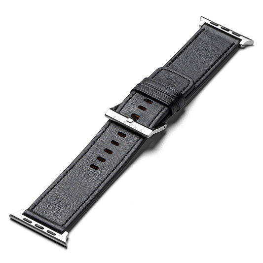 Ringke Leather One reim for Apple Watch 49mm / 46mm / 45mm / 44mm / 42mm Series, Svart