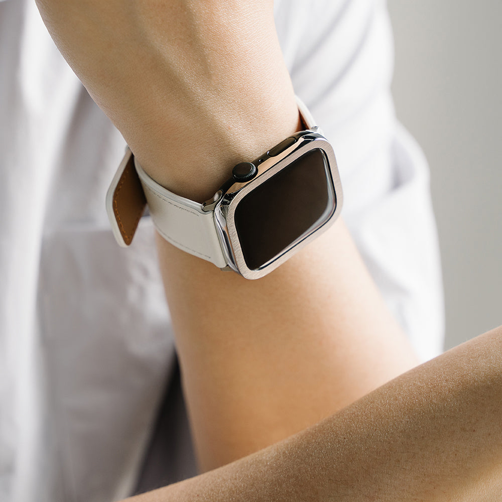Ringke Leather One reim for Apple Watch 49mm / 46mm / 45mm / 44mm / 42mm Series, Svart
