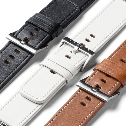 Ringke Leather One reim for Apple Watch 49mm / 46mm / 45mm / 44mm / 42mm Series, Svart