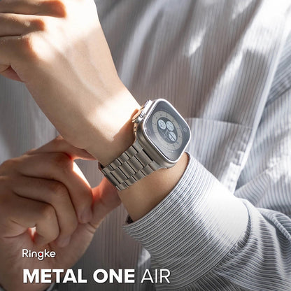 Ringke Metal One Air reim for Apple Watch 49mm / 46mm / 45mm / 44mm Series, Sølv