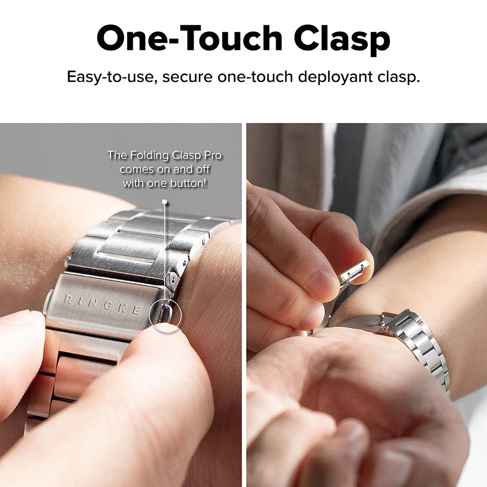 Ringke Metal One Air reim for Apple Watch 49mm / 46mm / 45mm / 44mm Series, Sølv