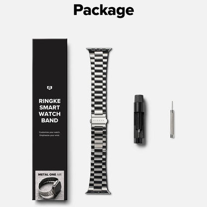 Ringke Metal One Air reim for Apple Watch 49mm / 46mm / 45mm / 44mm Series, Sølv