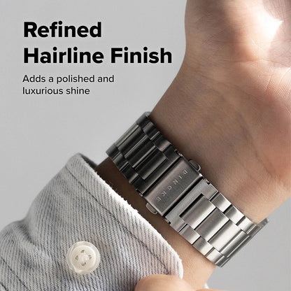 Ringke Metal One Air reim for Samsung Galaxy Watch8 / Watch8 Classic Series, Sølv