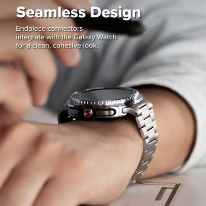 Ringke Metal One Air reim for Samsung Galaxy Watch8 / Watch8 Classic Series, Sølv