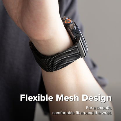 Ringke Metal One Mesh-rem for Samsung Galaxy Watch Ultra2, svart