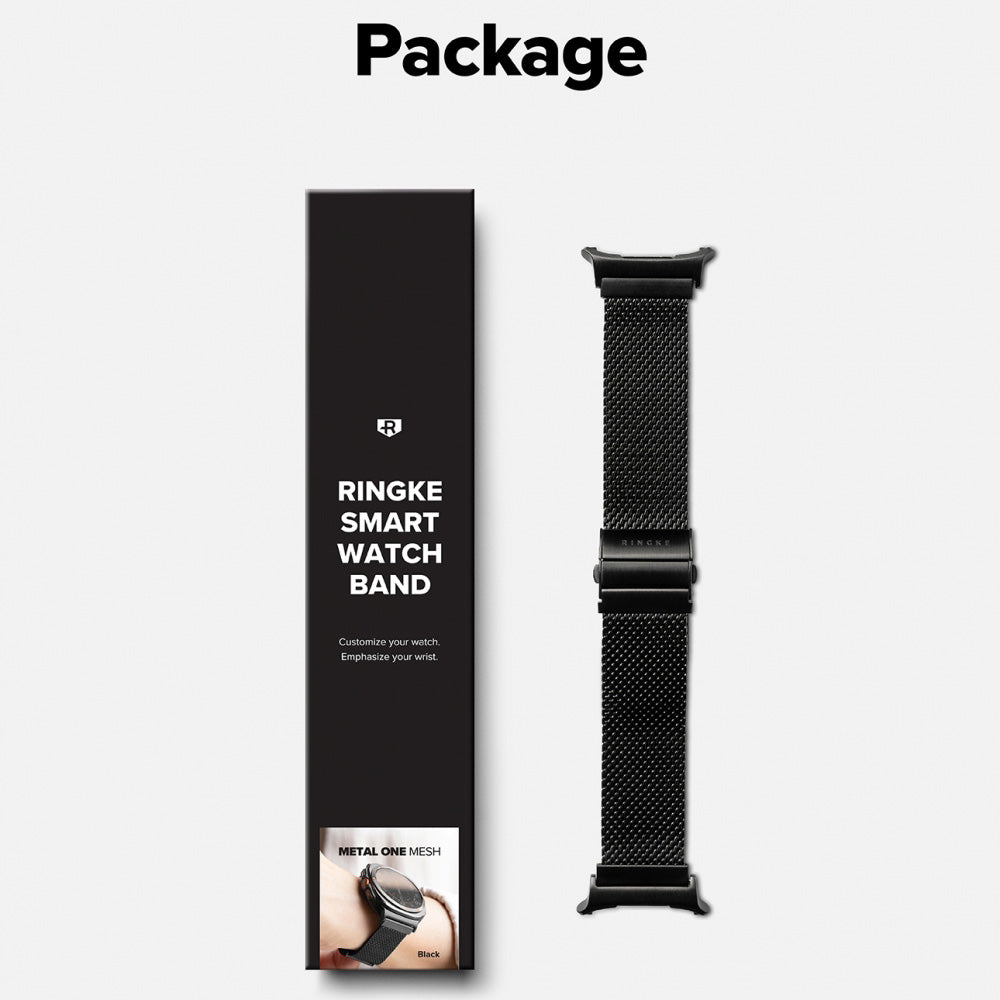 Ringke Metal One Mesh-rem for Samsung Galaxy Watch Ultra2, svart