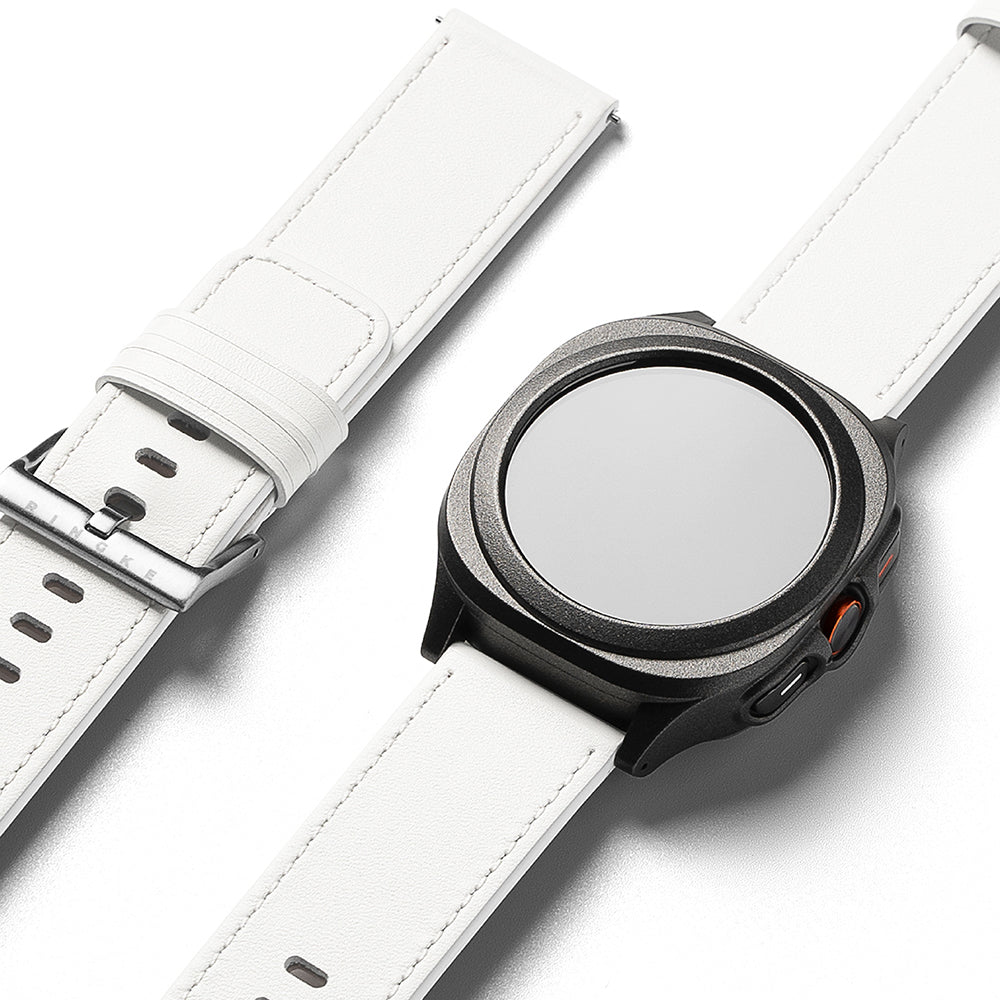Ringke One Basic Bold reim for Fossil Watch / Mobvoi Watch / Suunto Watch Series, 24mm, Hvit