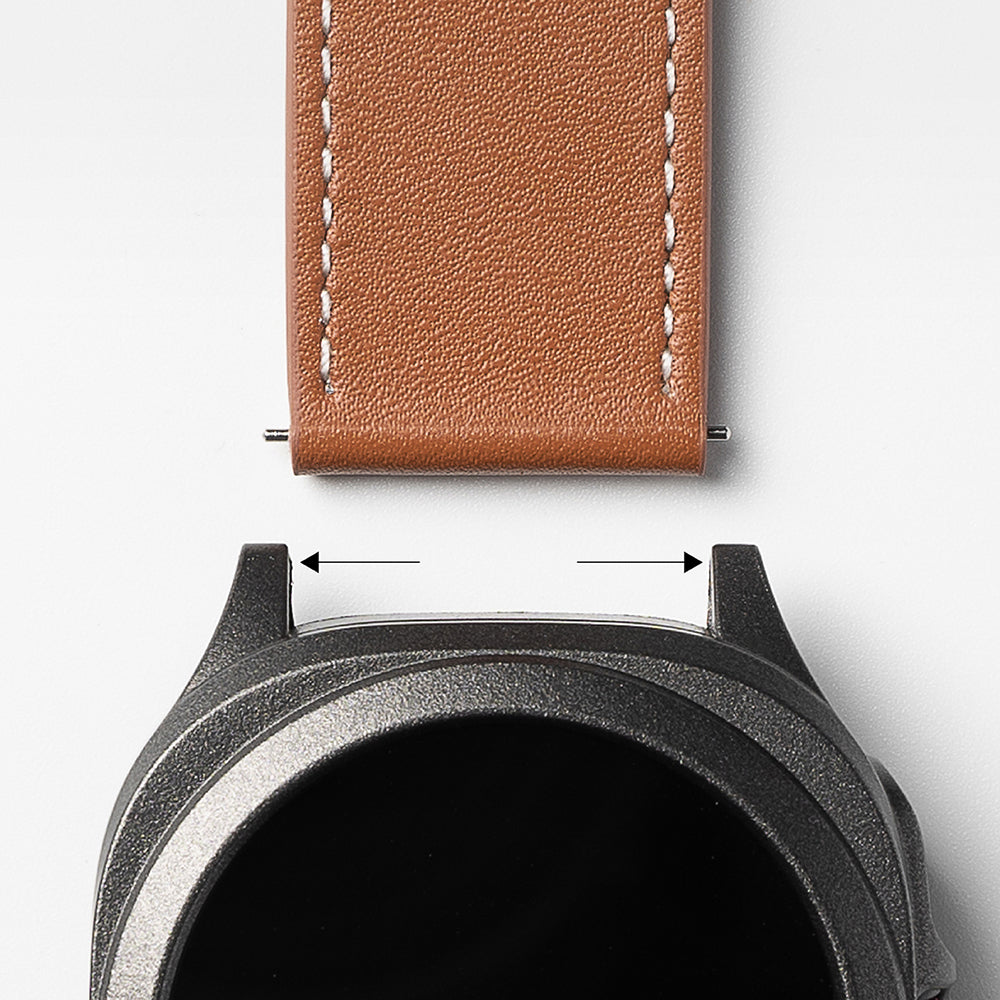 Ringke One Basic Bold reim for Fossil Watch / Mobvoi Watch / Suunto Watch Series, 24mm, Hvit