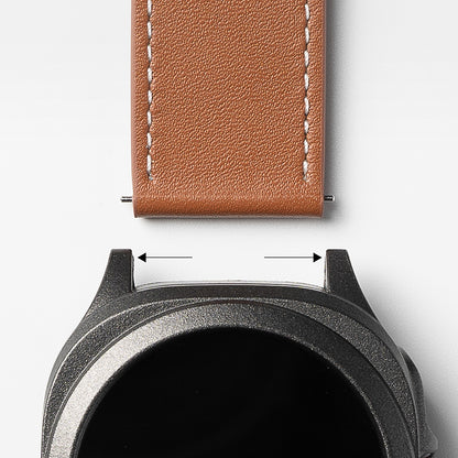 Ringke One Basic Bold reim for Fossil Watch / Mobvoi Watch / Suunto Watch Series, 24mm, Hvit