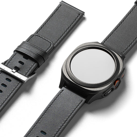 Ringke One Basic Bold reim for Fossil Watch / Mobvoi Watch / Suunto Watch Series, 24mm, Svart