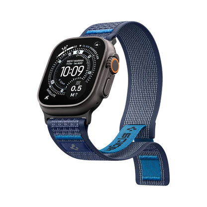 Spigen Athlex Air 2 reim for Apple Watch 49mm / 46mm / 45mm / 44mm Series, Marineblå AMP10608