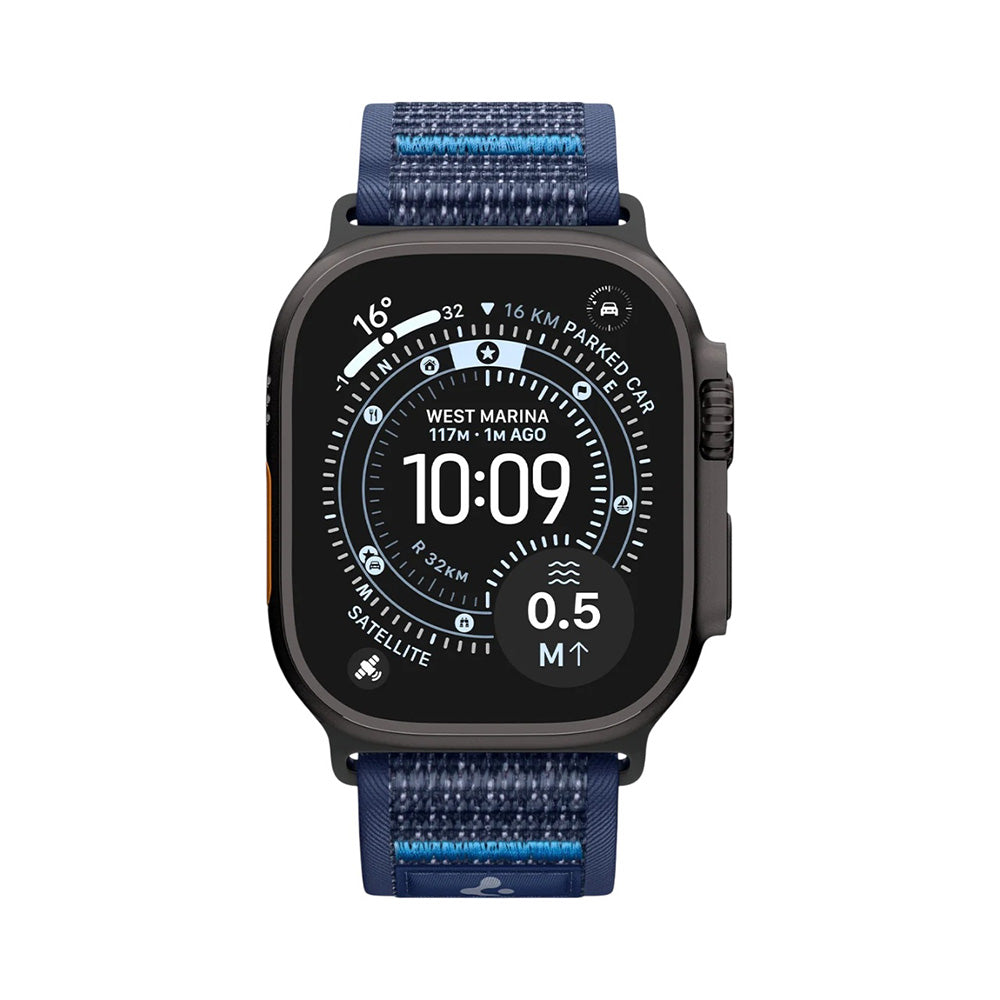 Spigen Athlex Air 2 reim for Apple Watch 49mm / 46mm / 45mm / 44mm Series, Marineblå AMP10608