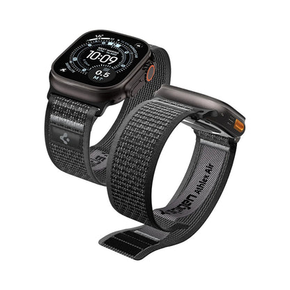 Spigen Athlex Air 2 rem for Apple Watch 49mm / 46mm / 45mm / 44mm-serien, grå AMP11113