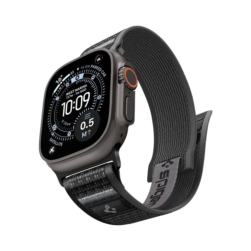 Spigen Athlex Air 2 rem for Apple Watch 49mm / 46mm / 45mm / 44mm-serien, grå AMP11113