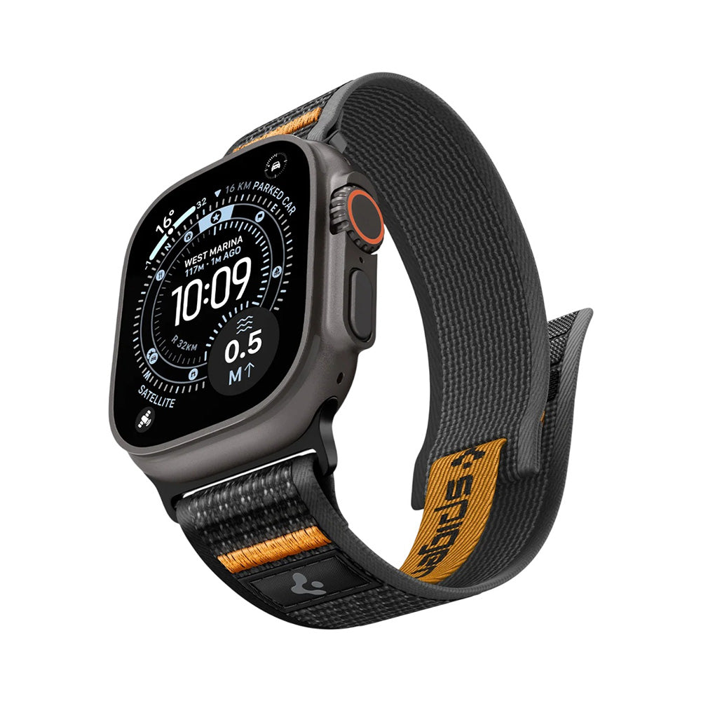 Spigen Athlex Air 2 reim for Apple Watch 49mm / 46mm / 45mm / 44mm Series, Oransje AMP10607