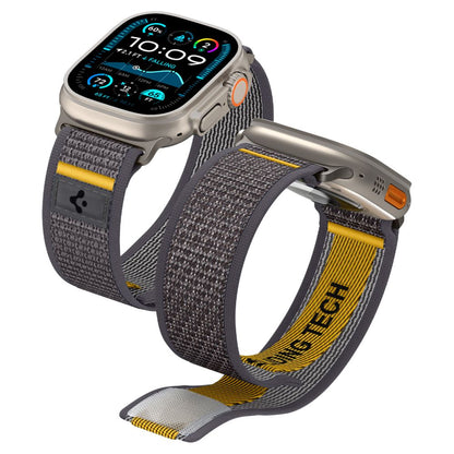 Spigen Athlex Air reim for Apple Watch 49mm / 46mm / 45mm / 44mm Series, Grå AMP09034