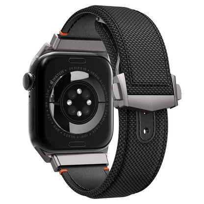Spigen Classic Fit rem for Apple Watch 49mm / 46mm / 45mm / 44mm / 42mm-serien, svart AMP09304