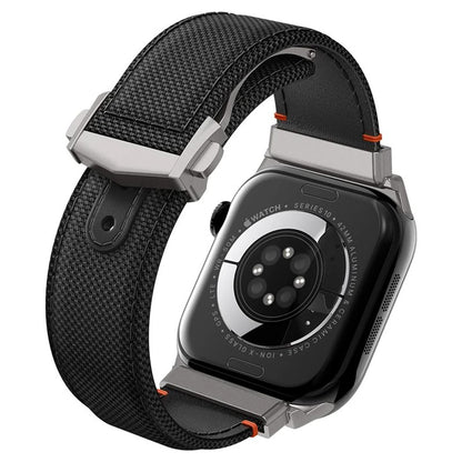 Spigen Classic Fit rem for Apple Watch 49mm / 46mm / 45mm / 44mm / 42mm-serien, svart AMP09304