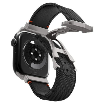 Spigen Classic Fit rem for Apple Watch 49mm / 46mm / 45mm / 44mm / 42mm-serien, svart AMP09304