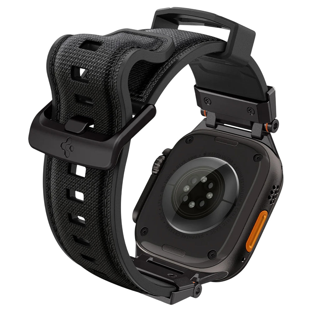 Spigen DuraPro Armor rem for Apple Watch 49mm / 46mm / 45mm / 44mm / 42mm-serien, svart AMP06065