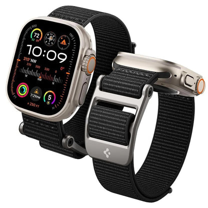 Spigen DuraPro Flex rem for Apple Watch 49mm / 46mm / 45mm / 44mm-serien, svart AMP02465