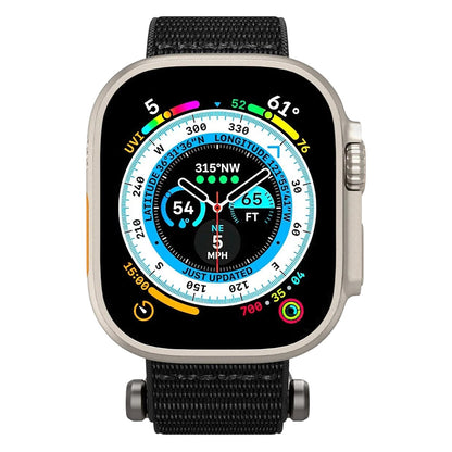 Spigen DuraPro Flex rem for Apple Watch 49mm / 46mm / 45mm / 44mm-serien, svart AMP02465