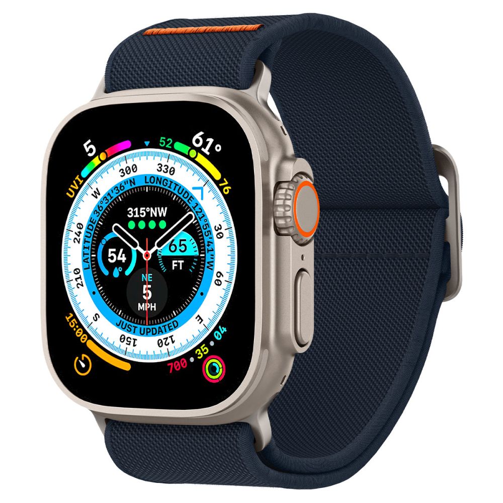 Spigen Fit Lite Ultra reim for Apple Watch 49mm / 46mm / 45mm / 44mm / 42mm Series, Marineblå