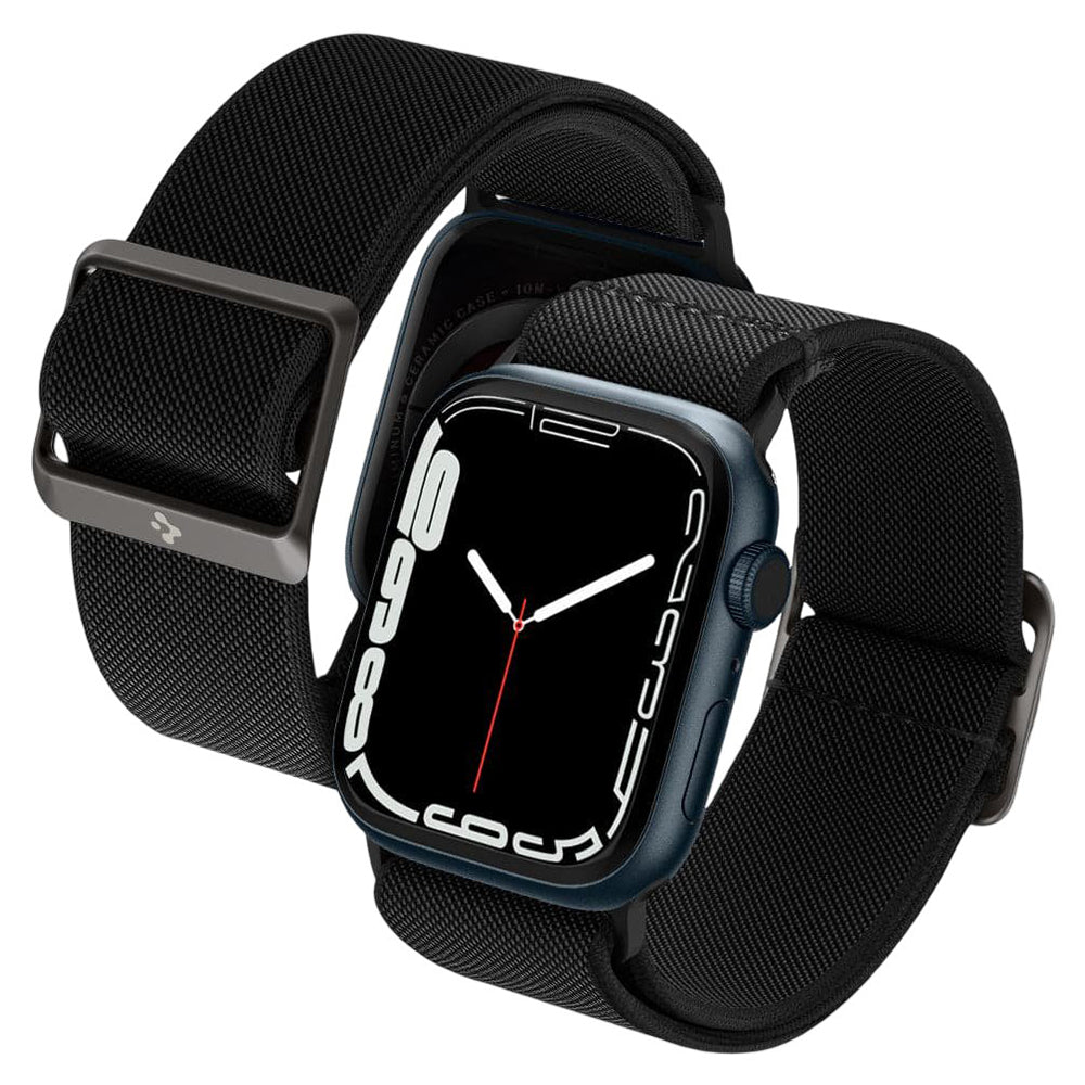 Spigen Lite Fit rem for Apple Watch 42mm / 41mm / 40mm Series, svart AMP02290