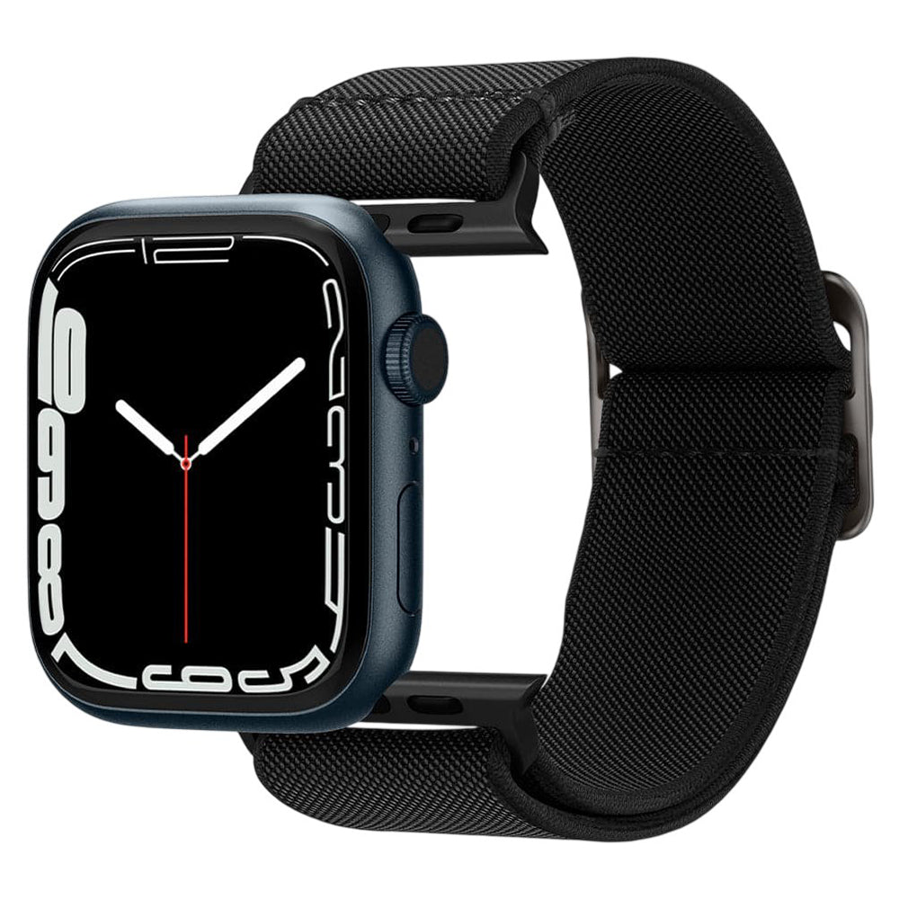 Spigen Lite Fit rem for Apple Watch 42mm / 41mm / 40mm Series, svart AMP02290