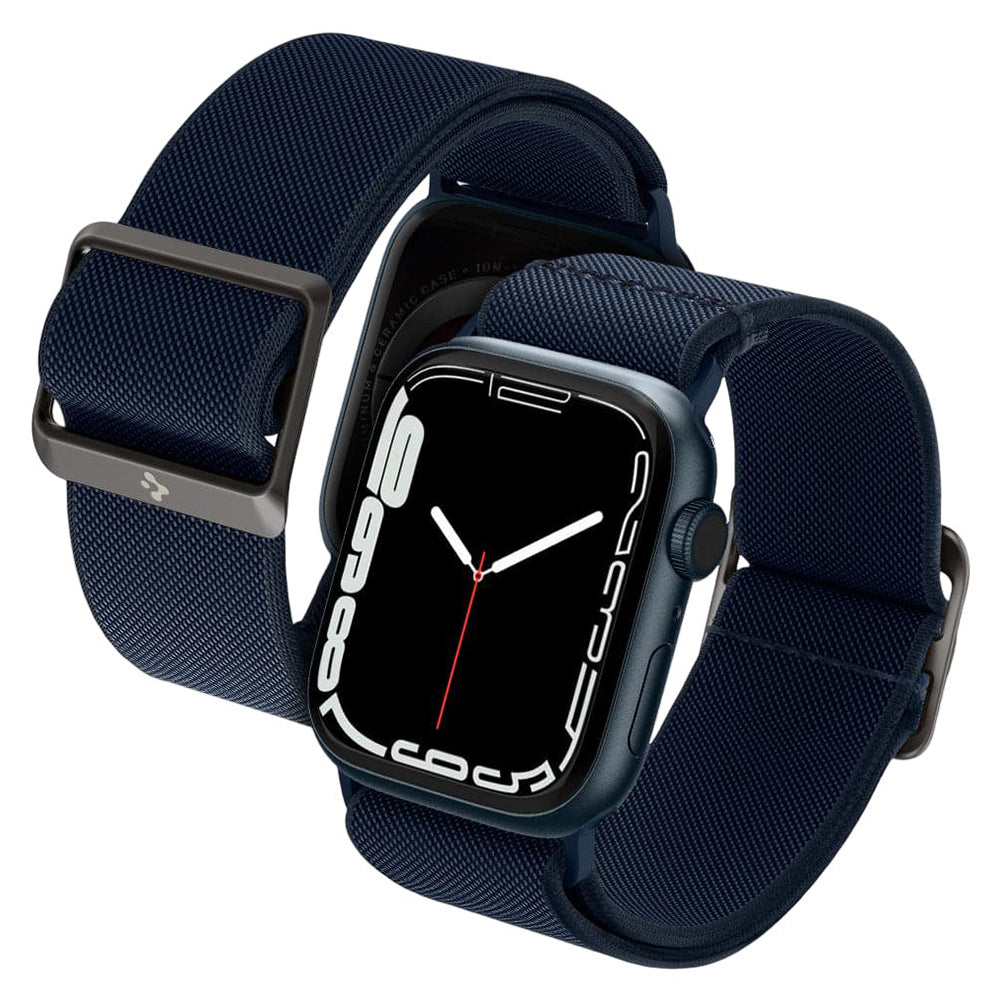 Spigen Lite Fit-rem for Apple Watch 49 mm / 46 mm / 45 mm / 44 mm-serien, marineblå AMP02287