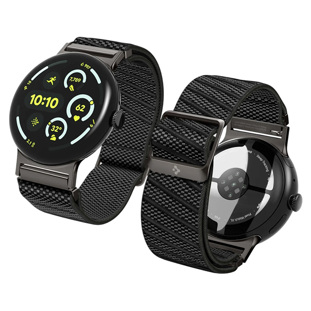 Spigen Lite Fit X reim for Google Pixel Watch 4 41mm / Watch 3 41mm / Watch 2 / Watch, Svart AMP11420