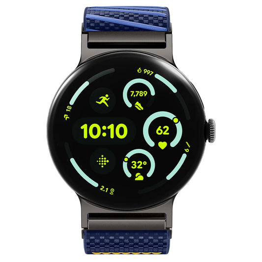 Spigen Lite Fit X rem for Google Pixel Watch 45mm-serien, Marineblå AMP11813
