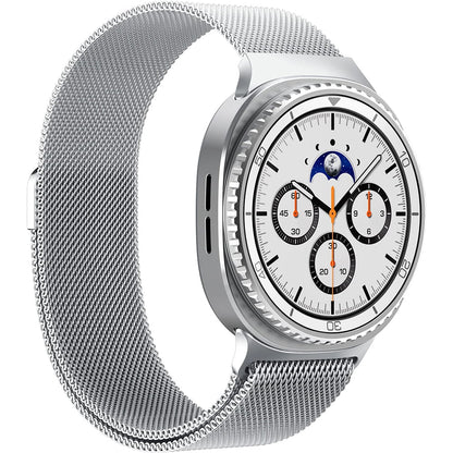 Spigen Metal Fit-rem for Samsung Galaxy Watch9 / Watch8 / Watch8 Classic Series, Sølv AMP10121