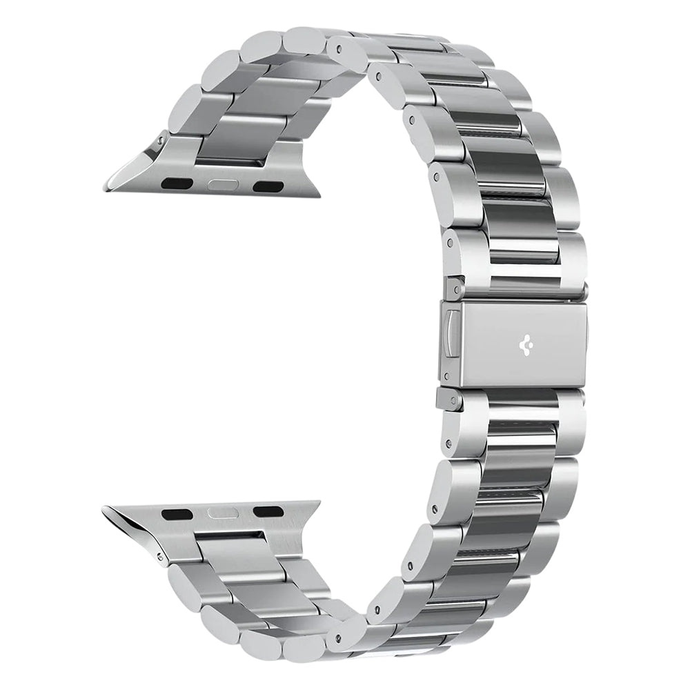 Spigen Modern Fit 316L rem for Apple Watch 49mm / 46mm / 45mm / 44mm / 42mm-serien, sølv AMP06356