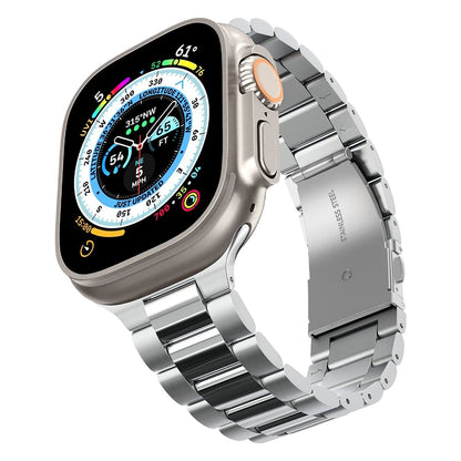 Spigen Modern Fit 316L rem for Apple Watch 49mm / 46mm / 45mm / 44mm / 42mm-serien, sølv AMP06356