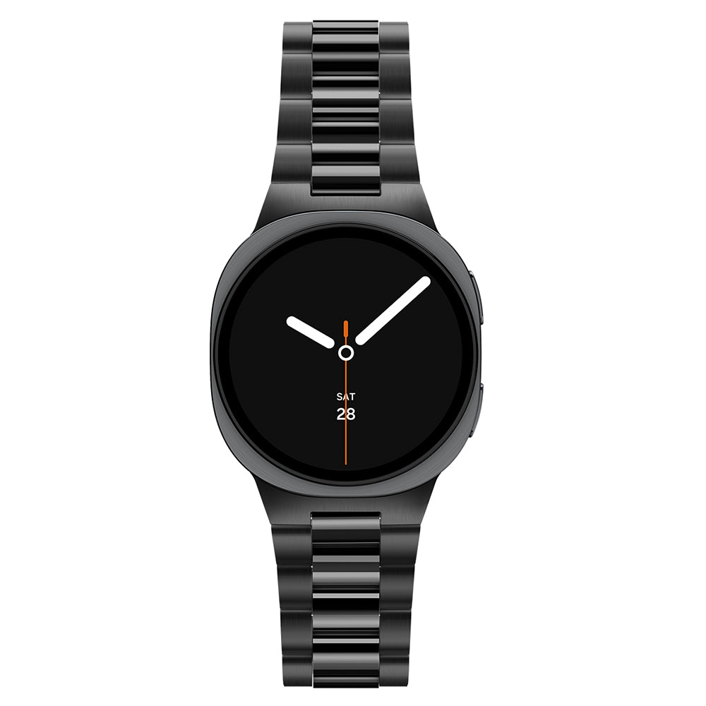 Spigen Modern Fit 316L rem for Samsung Galaxy Watch9 / Watch8 / Watch8 Classic Series, svart AMP11608