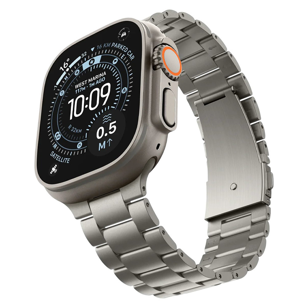 Spigen Modern Fit Titanium-rem for Apple Watch 49 mm / 46 mm / 45 mm / 44 mm Series, grå AMP09105