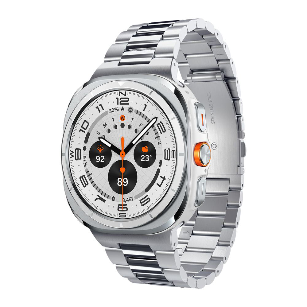 Spigen Modern Fit rem for Samsung Galaxy Watch Ultra Series, Sølv AMP08823
